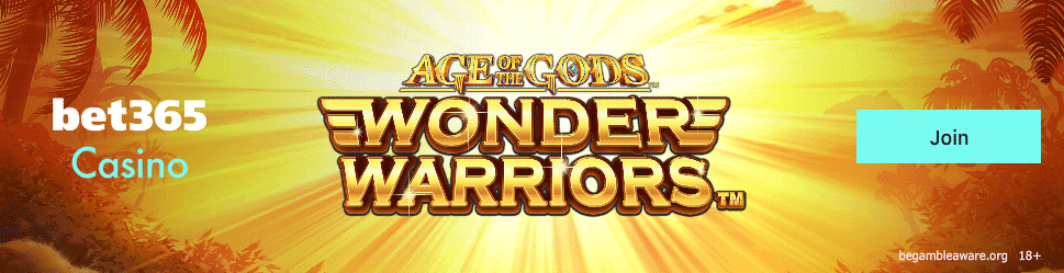 bet365 age of gods wonder warriors