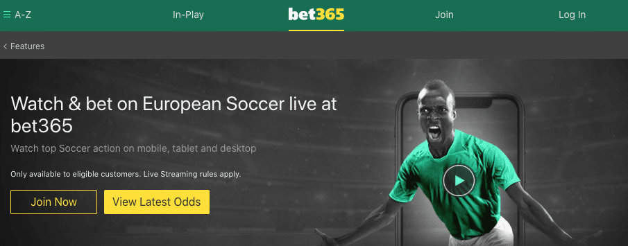 bet365 live streaming football