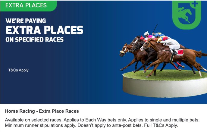 betfred extra places today
