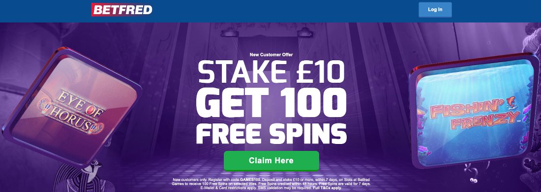 betfred games promo code