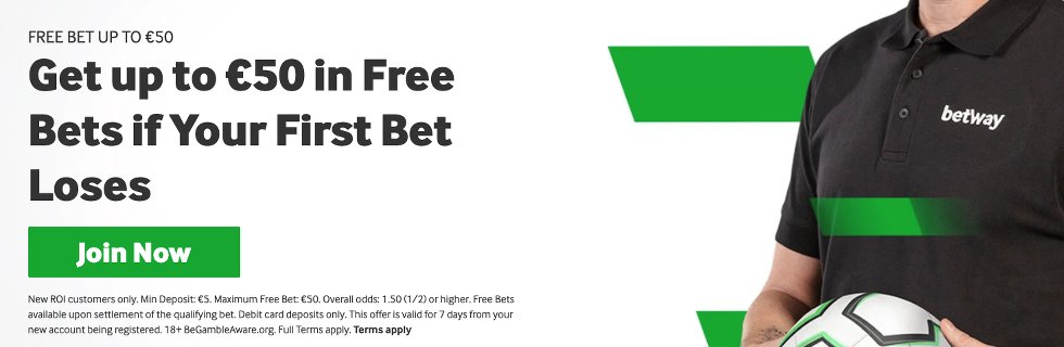 betway ireland sign up offer