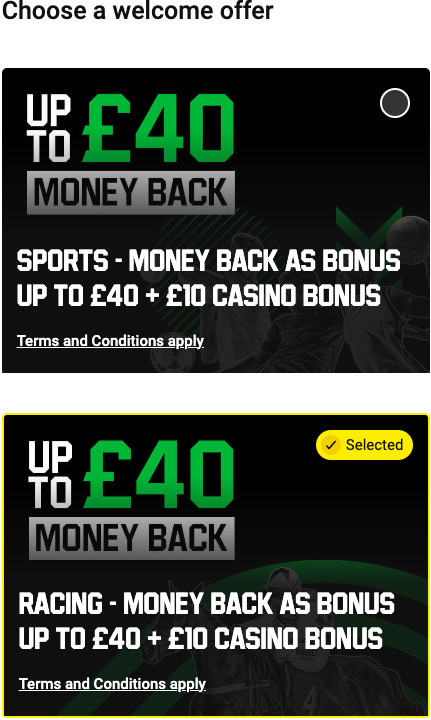 unibet joining bonus