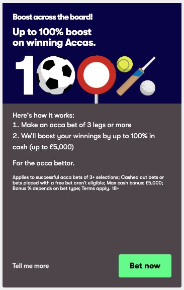 10bet sports promotions