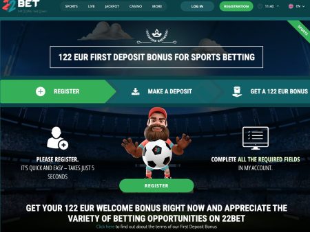 22bet Ireland Free Bet