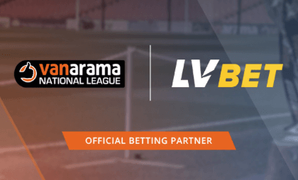 LVbet as the official betting Partner of the Vanarama National League 2 LVbet