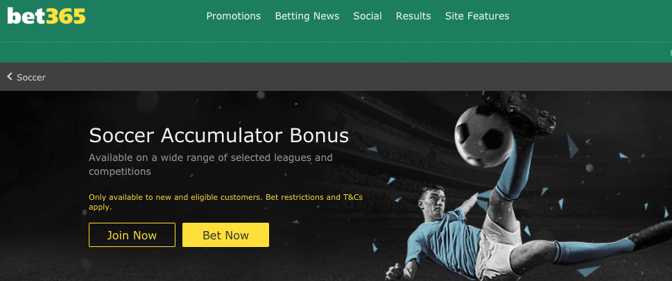 bet365 acca bonus