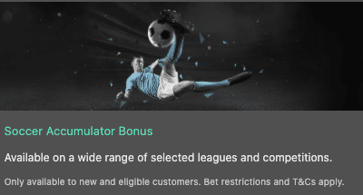 bet365 acca bonus explained