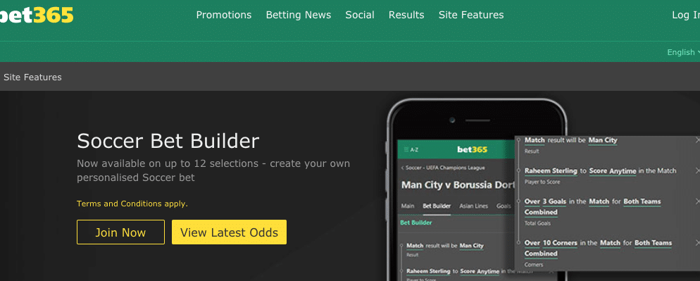 bet365 bet builder
