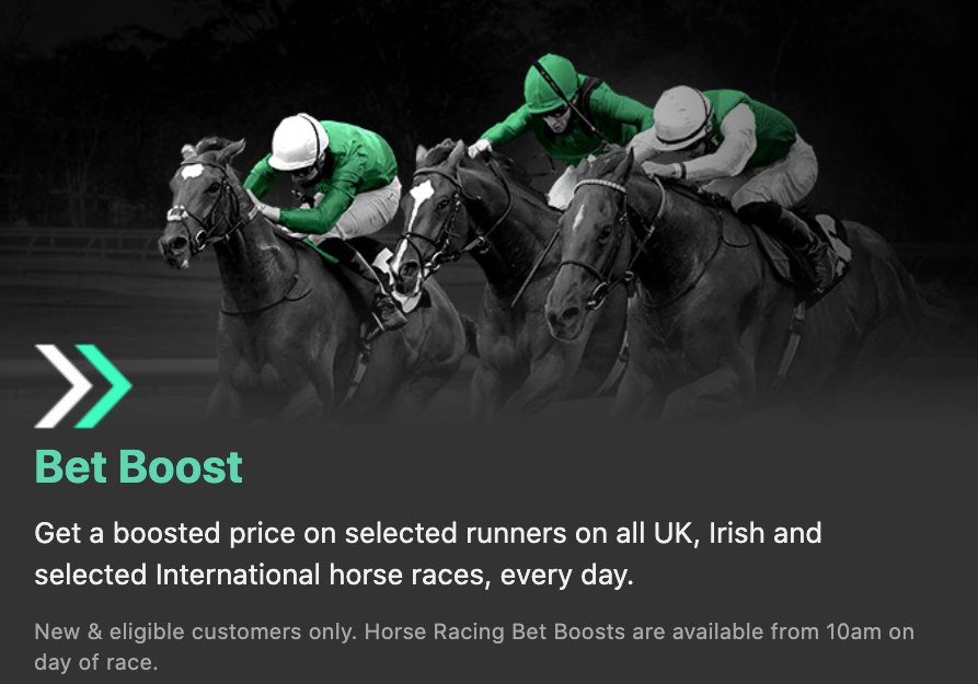 bet365 horse racing bet boost