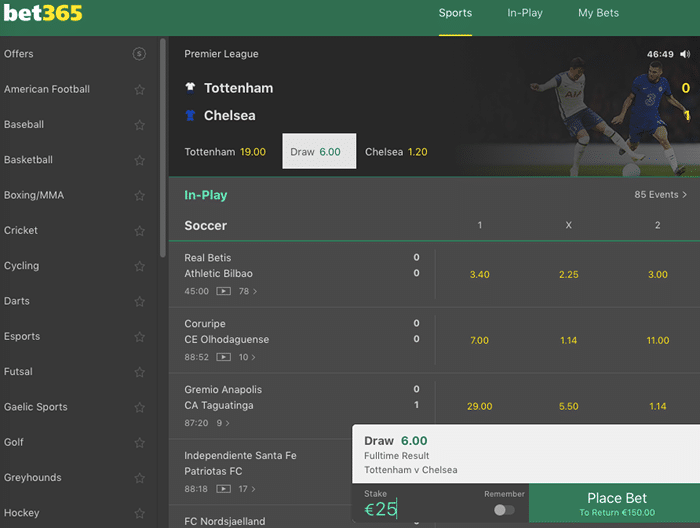 bet365 futebol