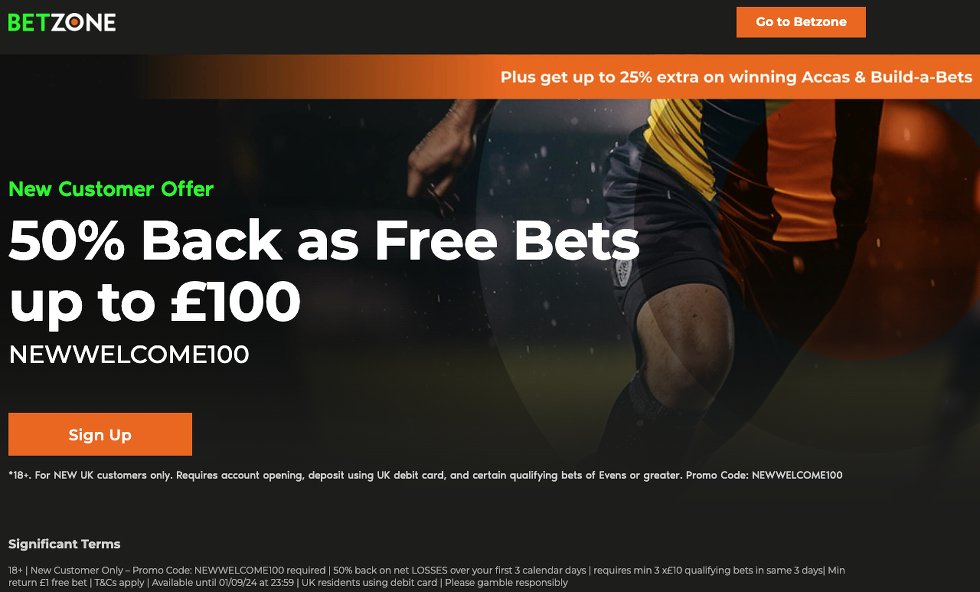 Betzone sign up offer