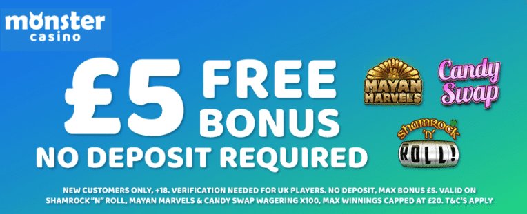 monster casino uk bonus