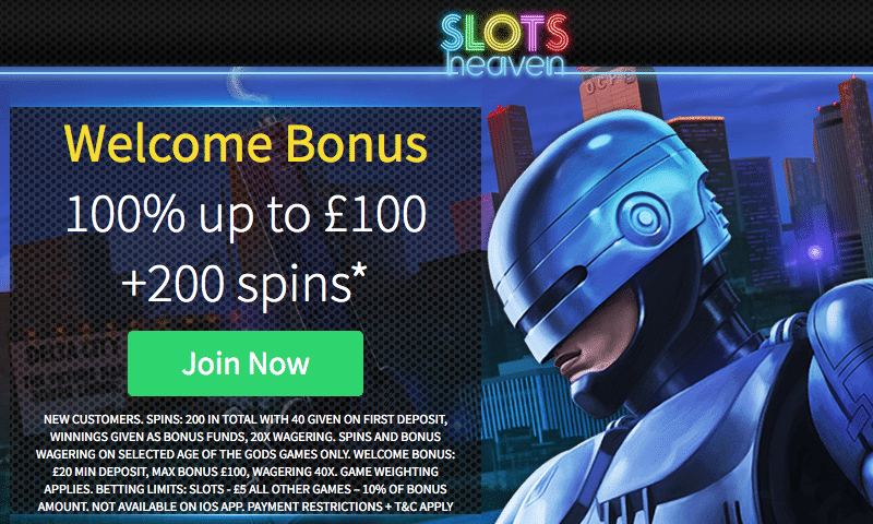 Slots Heaven Casino Bonus
