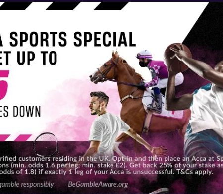 Get Up to £25 back with VBET Acca Insurance