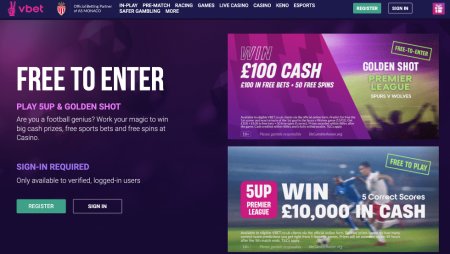 vbet 5up and golden shot promotion